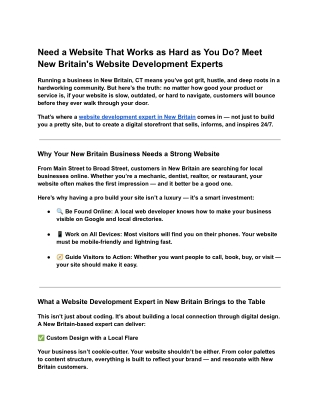 Need a Website That Works as Hard as You Do_ Meet New Britain's Website Development Experts