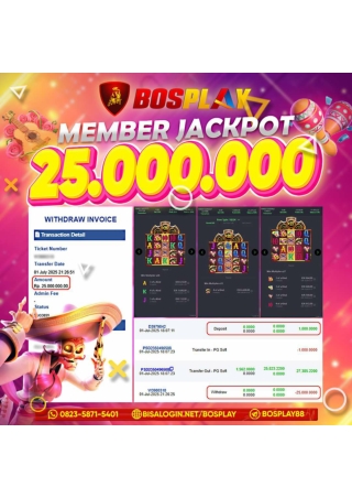 BOSPLAY AGEN SLOT PALING GAMPANG JACKPOT
