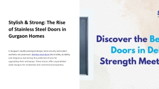 Stylish-and-Strong-The-Rise-of-Stainless-Steel-Doors-in-Gurgaon-Homes