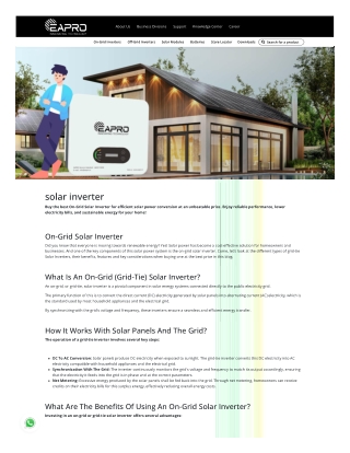 How To Buy An On-Grid Solar Inverter At The Best Price?