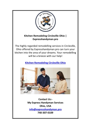 Kitchen Remodeling Circleville Ohio | Expresshandyman.pro