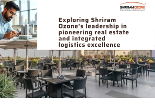 Real Estate Industry in India(Shriram Ozone)