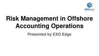 Risk Management in Offshore Accounting Operations
