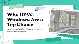 Why UPVC Windows Are a Top Choice for Homeowner