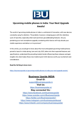 Upcoming mobile phones in India_ Your Next Upgrade Awaits!