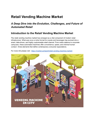 Country-by-Country Breakdown of the Global Vending Machine Boom