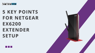 Easy Guide to Netgear EX6200 Range Extender Setup