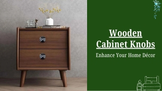 Elegant Touch with Perilla Home Wooden Cabinet Knobs: Timeless Style