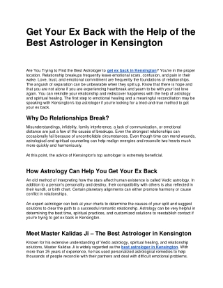 Unlock Your Potential with the Best Astrologer in Carlton