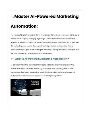 Best Digital Marketing Training Institute in Madhapur