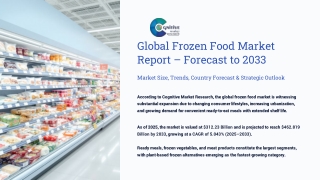 Frozen Food Market Report 2025