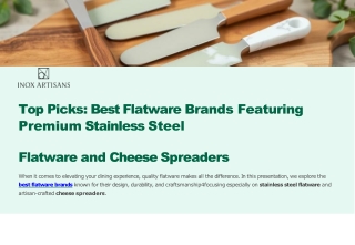 Top Picks: Best Flatware Brands Featuring Premium Stainless Steel Flatware
