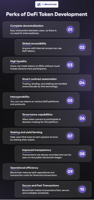 Perks of Defi Token Development