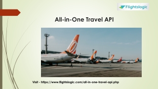 All In One Travel API | Travel Booking API