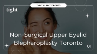 Upper Eyelid Blepharoplasty Toronto Using Tixel Medical Device