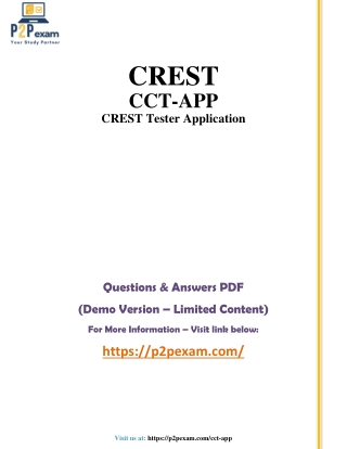 crest cct app crest tester application