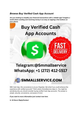 Browse Buy Verified Cash App Account
