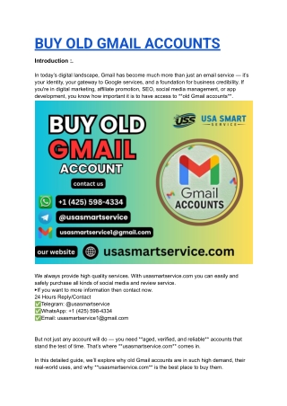 BUY OLD GMAIL ACCOUNTS (1)