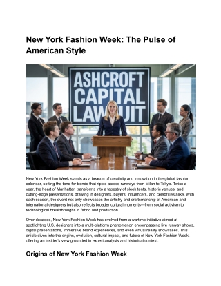 New York Fashion Week