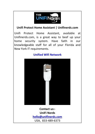 Unifi Protect Home Assistant Unifinerds.com