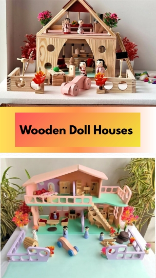Wodden Doll Houses Pyarababy