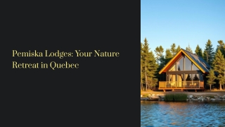 Authentic Pêmiska Lodges by Duck Lake