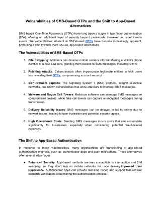Vulnerabilities of SMS-Based OTPs and the Shift to App-Based Alternatives (2)