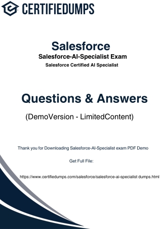 Your 2025 Guide to Passing the Salesforce AI Specialist Certification
