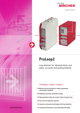 Proloop2 | Induction loop detectors
