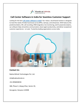 call center software in india for seamless