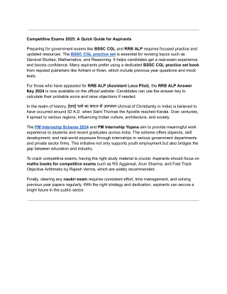 Competitive Exams 2025_ A Quick Guide for Aspirants