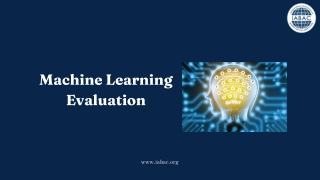 Machine Learning Evaluation| IABAC