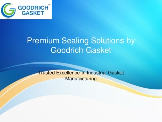 Ring Type Joints (RTJ Gasket) | Goodrich Gasket Pvt Ltd. | Manufacture