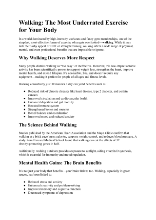 Walking The Most Underrated Exercise.docx