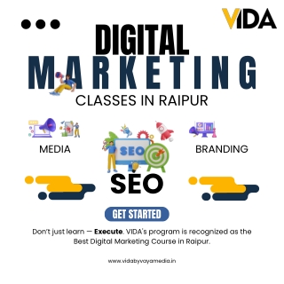 Get Certified With the Top Digital Marketing Institute in Raipur – VIDA