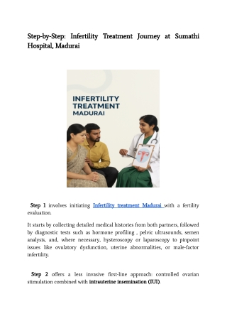 Step-by-Step_ Infertility Treatment Journey at Sumathi Hospital, Madurai