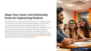 Shape Your Career with Scholarship Exams for Engineering Students