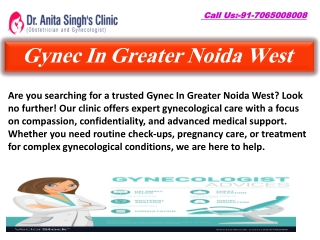 gynec in greater noida west