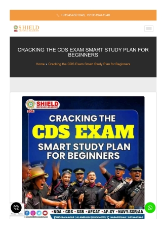 CDS Coaching in Lucknow