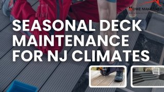 Smart Deck Upkeep: Trust a Deck Remodeling Contractor in NJ