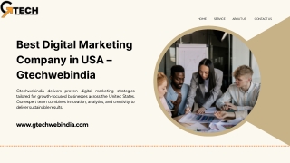 Top-Rated Digital Marketing Company in USA – Gtechwebindia