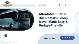 Affordable Charter Bus Rentals Group Travel Made Easy & Budget-Friendly