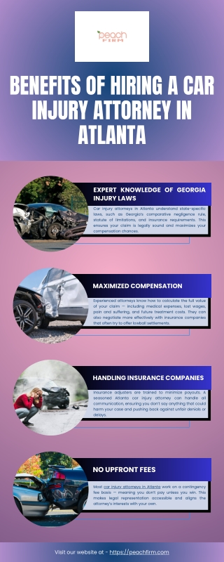 Benefits of Hiring a Car Injury Attorney in Atlanta