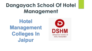 Hotel Management Colleges In Jaipur (9)