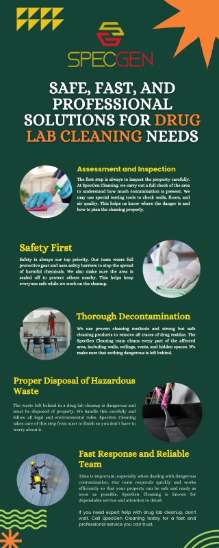 Safe, Fast, and Professional Solutions for Drug Lab Cleaning Needs