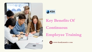 Key Benefits Of Continuous Employee Training