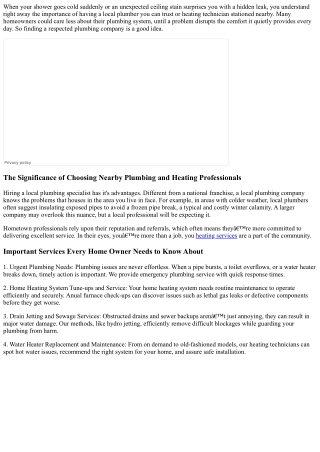 Shamrocks Plumbing, Heating & Drain Services, Kelownas Favored Plumbing Service