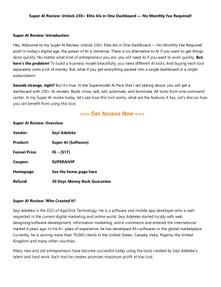 Super AI Review