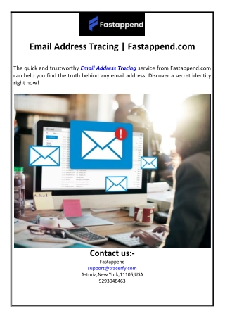 Email Address Tracing | Fastappend.com