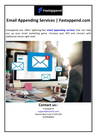 Email Appending Services | Fastappend.com
